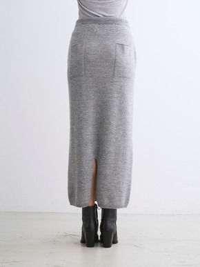 Wool cashmere skirt 詳細画像