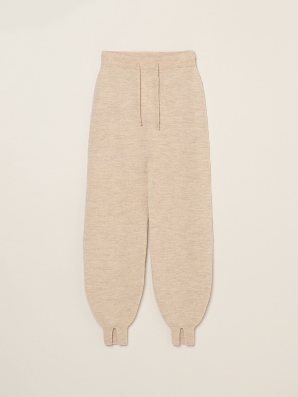 Wool cashmere pants