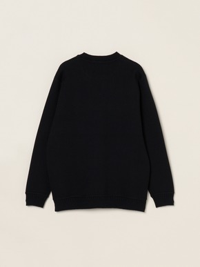 Men's dual layerd sweat crewneck 詳細画像
