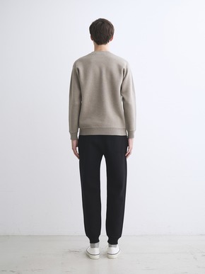 Men's dual layerd sweat crewneck 詳細画像