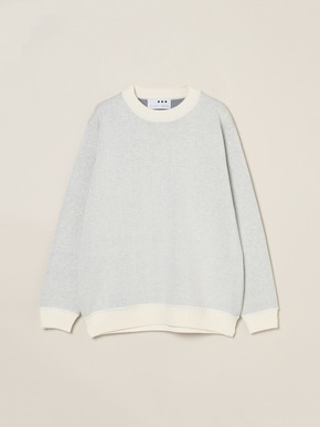 Men's dual layerd sweat crewneck 詳細画像