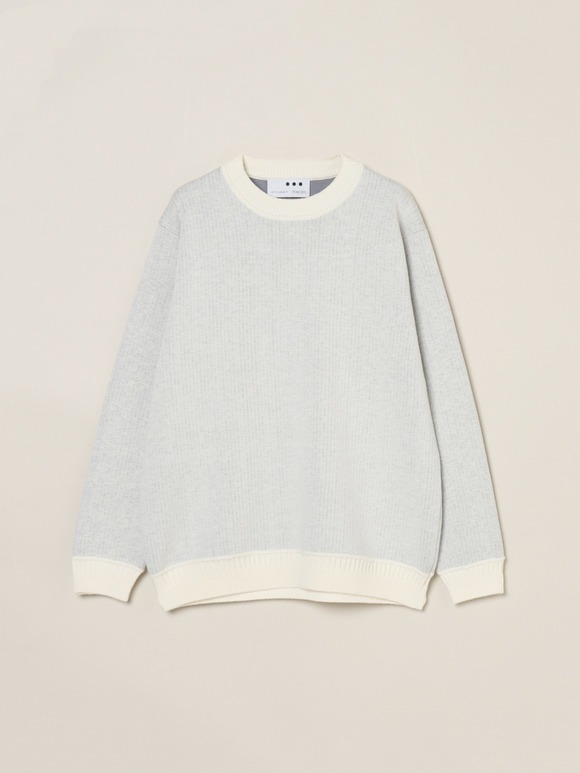 Men's dual layerd sweat crewneck