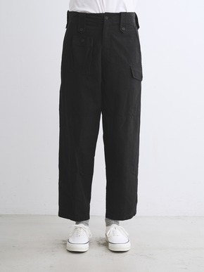 Men's cotton silk trousers 詳細画像