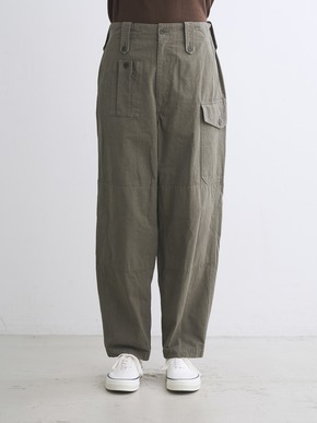 Men's cotton silk trousers 詳細画像
