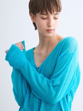 Super kid mohair mix cardigan 詳細画像