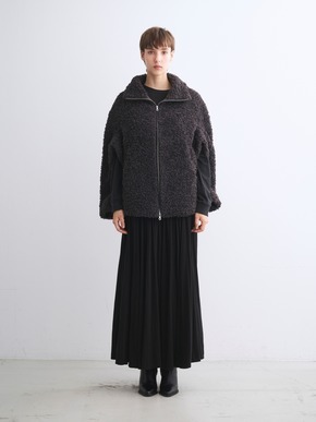 【Everly】Poodle boa cape 詳細画像