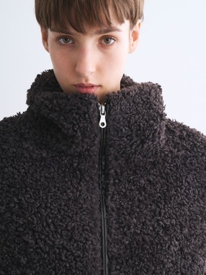 【Everly】Poodle boa cape 詳細画像