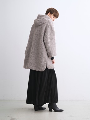 【Aubrey】Poodle boa duffle coat 詳細画像