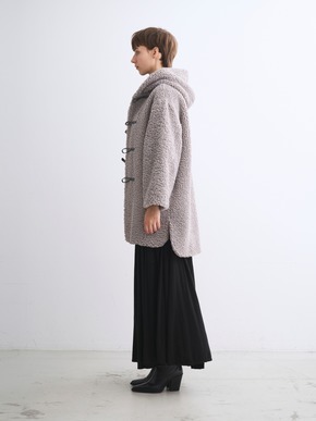 【Aubrey】Poodle boa duffle coat 詳細画像