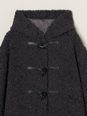【Aubrey】Poodle boa duffle coat 詳細画像