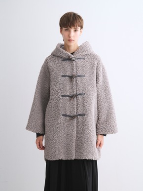 【Aubrey】Poodle boa duffle coat 詳細画像