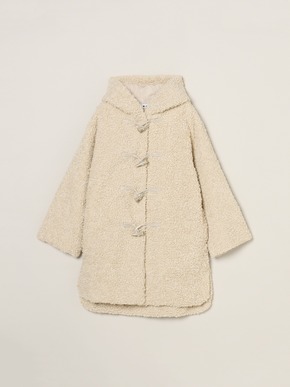 【Aubrey】Poodle boa duffle coat 詳細画像