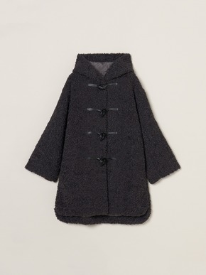 【Aubrey】Poodle boa duffle coat 詳細画像