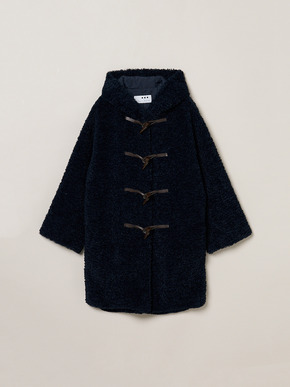 【Aubrey】Poodle boa duffle coat 詳細画像