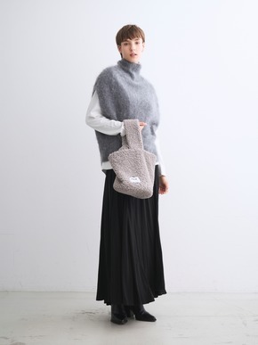 【Fifi】Poodle boa bucket bag 詳細画像