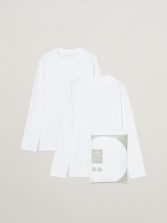 2pack tee crew tee/mock neck tee