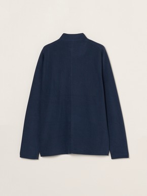 Men's compact pile half zip l/sT 詳細画像