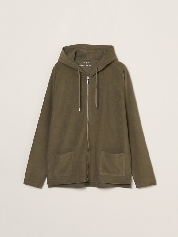 Men's compact pile parka