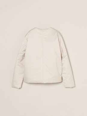 Puffer collarless jacket 詳細画像