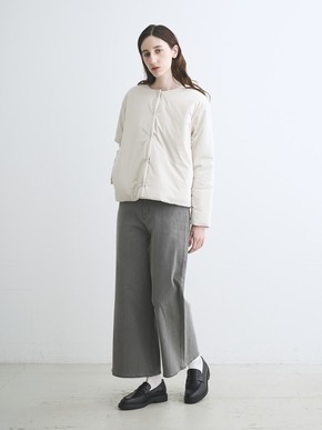 Puffer collarless jacket 詳細画像