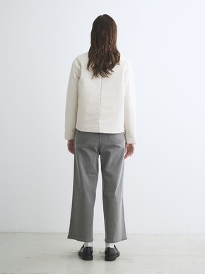 Puffer collarless jacket 詳細画像