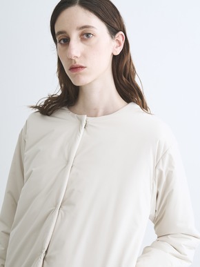 Puffer collarless jacket 詳細画像