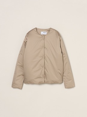 Puffer collarless jacket 詳細画像