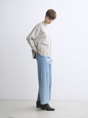 Ppigment dyed sweat top 詳細画像