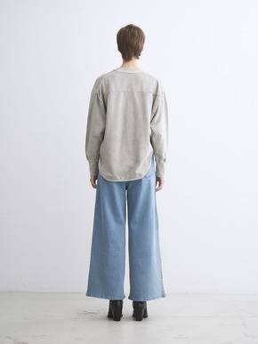 Ppigment dyed sweat top 詳細画像