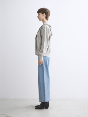 Pigment dyed sweat zip up hoody 詳細画像