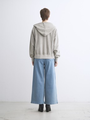 Pigment dyed sweat zip up hoody 詳細画像