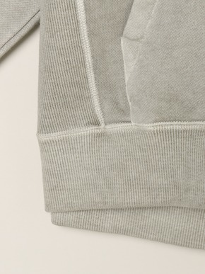 Pigment dyed sweat zip up hoody 詳細画像