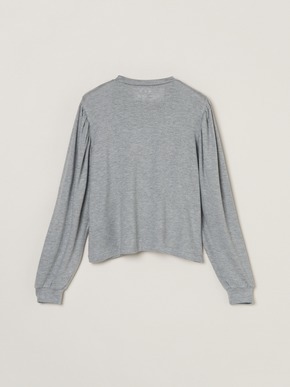 Blushed sweater bolume sleeve top 詳細画像