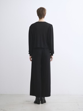Blushed sweater bolume sleeve top 詳細画像