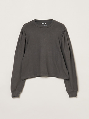 Blushed sweater bolume sleeve top 詳細画像
