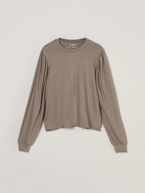 Blushed sweater bolume sleeve top 詳細画像