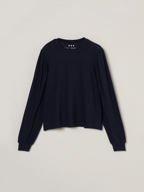 Blushed sweater bolume sleeve top 詳細画像