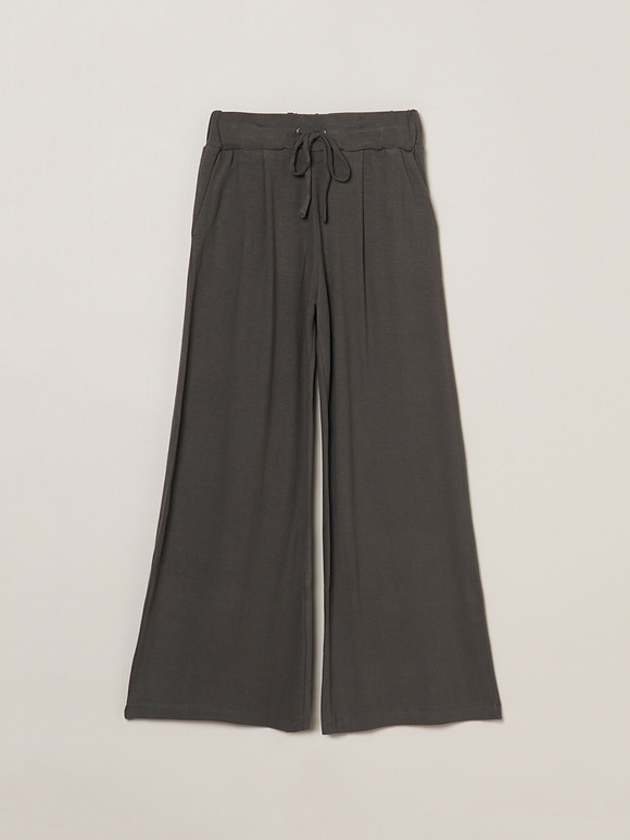 Blushed sweater wide pants