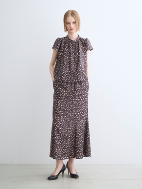 Silky twill nallow skirt 詳細画像