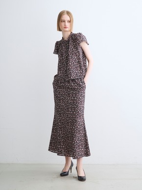 Silky twill nallow skirt 詳細画像