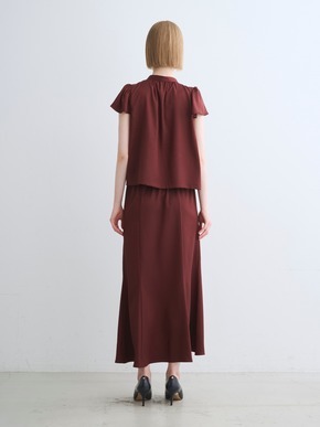 Silky twill nallow skirt 詳細画像