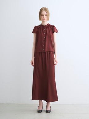 Silky twill nallow skirt 詳細画像