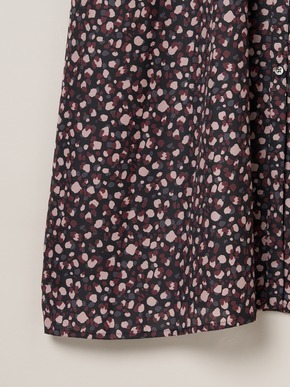 Silky twill gather dress 詳細画像