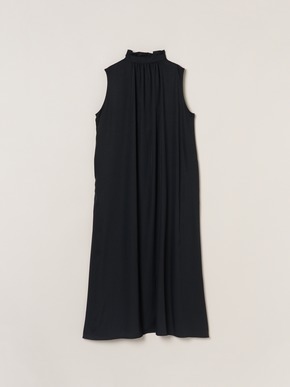 Silky twill gather dress 詳細画像