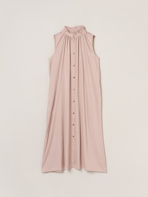 Silky twill gather dress 詳細画像