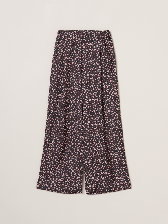 Silky twill pants