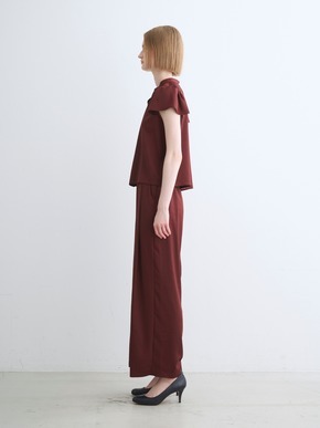 Silky twill pants 詳細画像