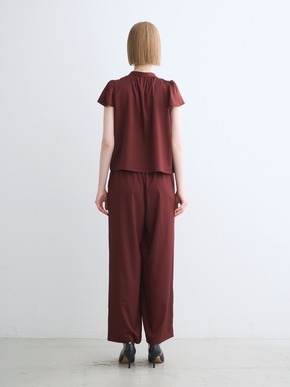 Silky twill pants 詳細画像