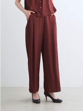 Silky twill pants 詳細画像