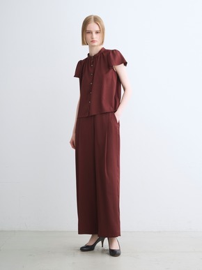 Silky twill pants 詳細画像